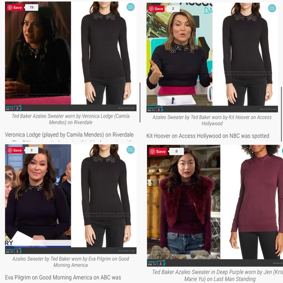 NWT Ted Baker | Azaleo Embellished Jumper Pullover Sweater - Picture 4 of 16